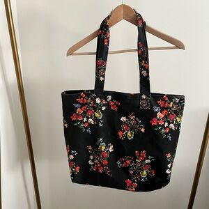 LOFT floral tote bag
